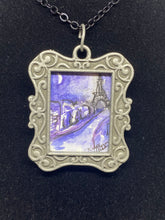 Load image into Gallery viewer, “Ahhh Paris” Mini Painting Necklace
