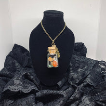 Load image into Gallery viewer, Crystal Potion in a Bottle Necklace: Sacral Chakra - Kreativia
